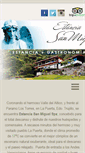 Mobile Screenshot of estanciasanmiguelspa.com